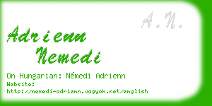 adrienn nemedi business card
