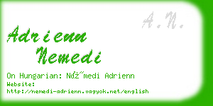 adrienn nemedi business card